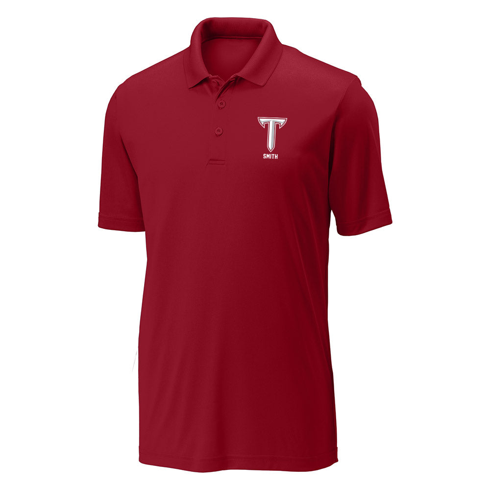 Troy - Men's Basketball Alumni : Brant Smith - Activewear Polo Shirt-0