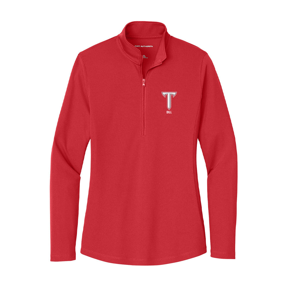 Troy - NCAA Baseball : Matthew Dill - Women's Lightweight Quarter Zip Jacket-0