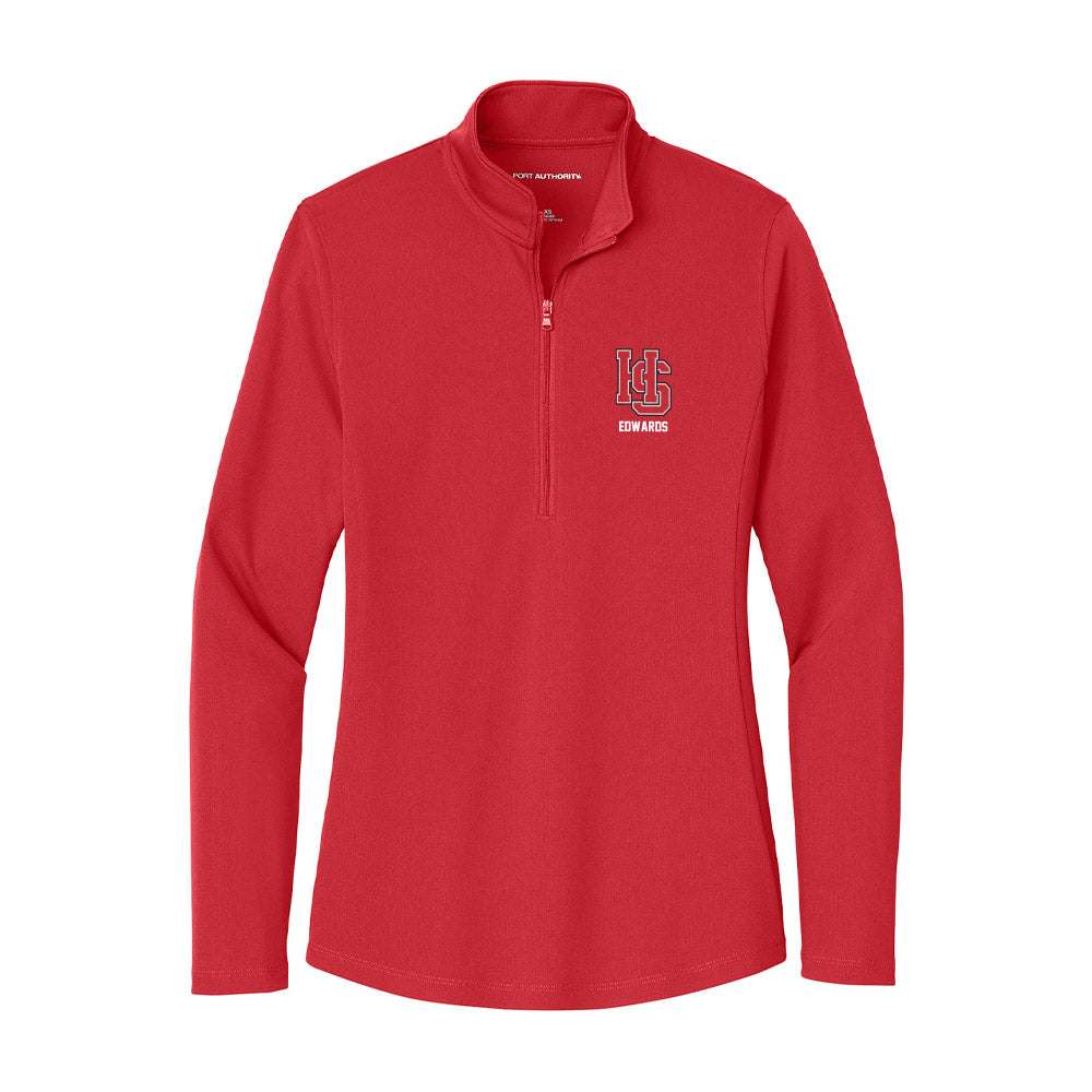HSC - NCAA Men's Soccer : Owen Edwards - Women's Lightweight Quarter Zip Jacket-0