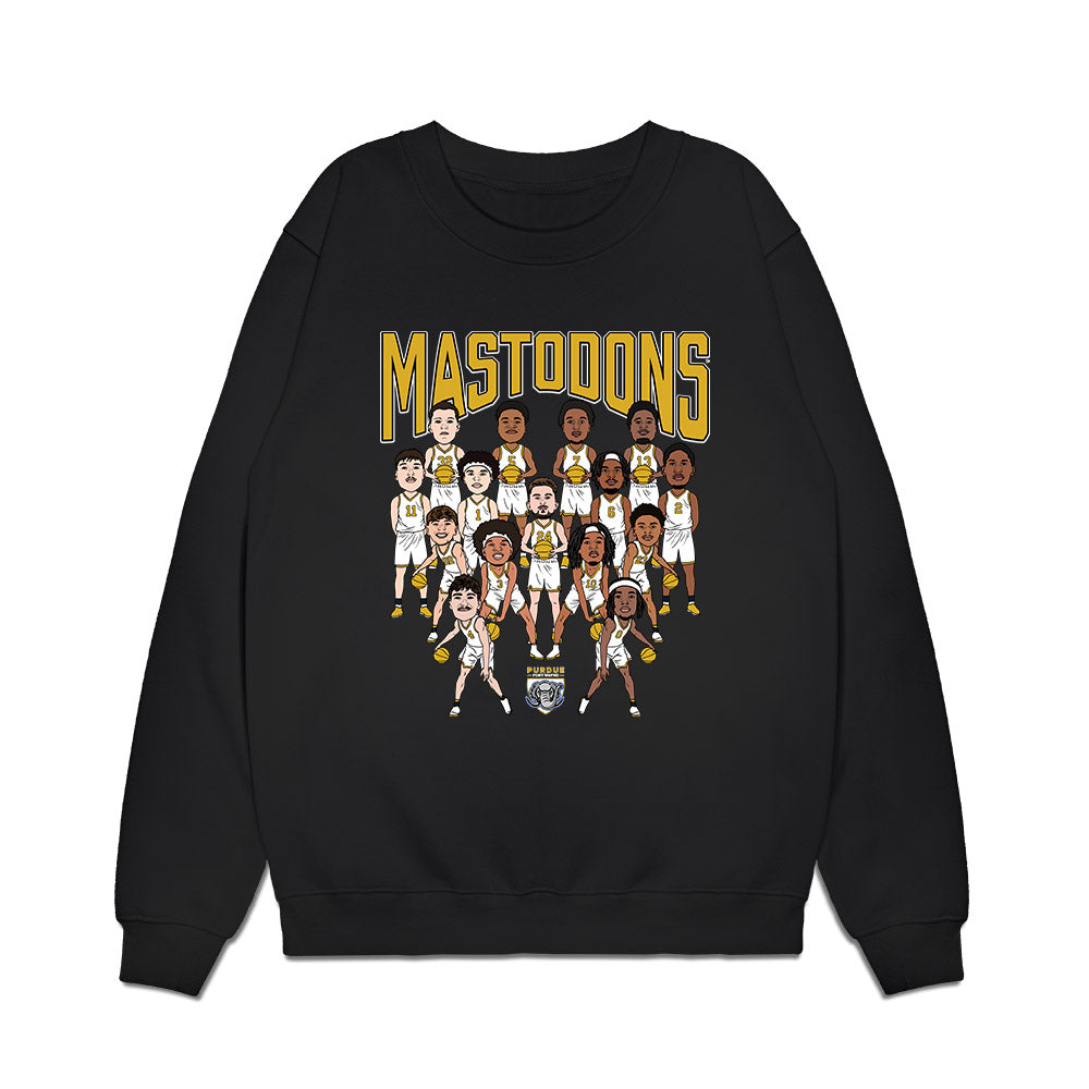 PFW - NCAA Men's Basketball : - Caricature Premium Crewneck Sweatshirt-0