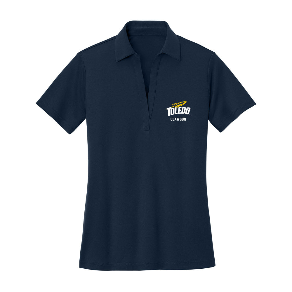 Toledo - NCAA Women's Soccer : Ryane Clawson - Women's Activewear Polo Shirt-0