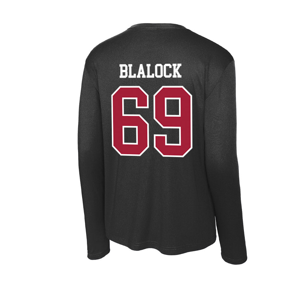 Alabama - Football Alumni : David Blalock - Activewear Long Sleeve T-Shirt-1