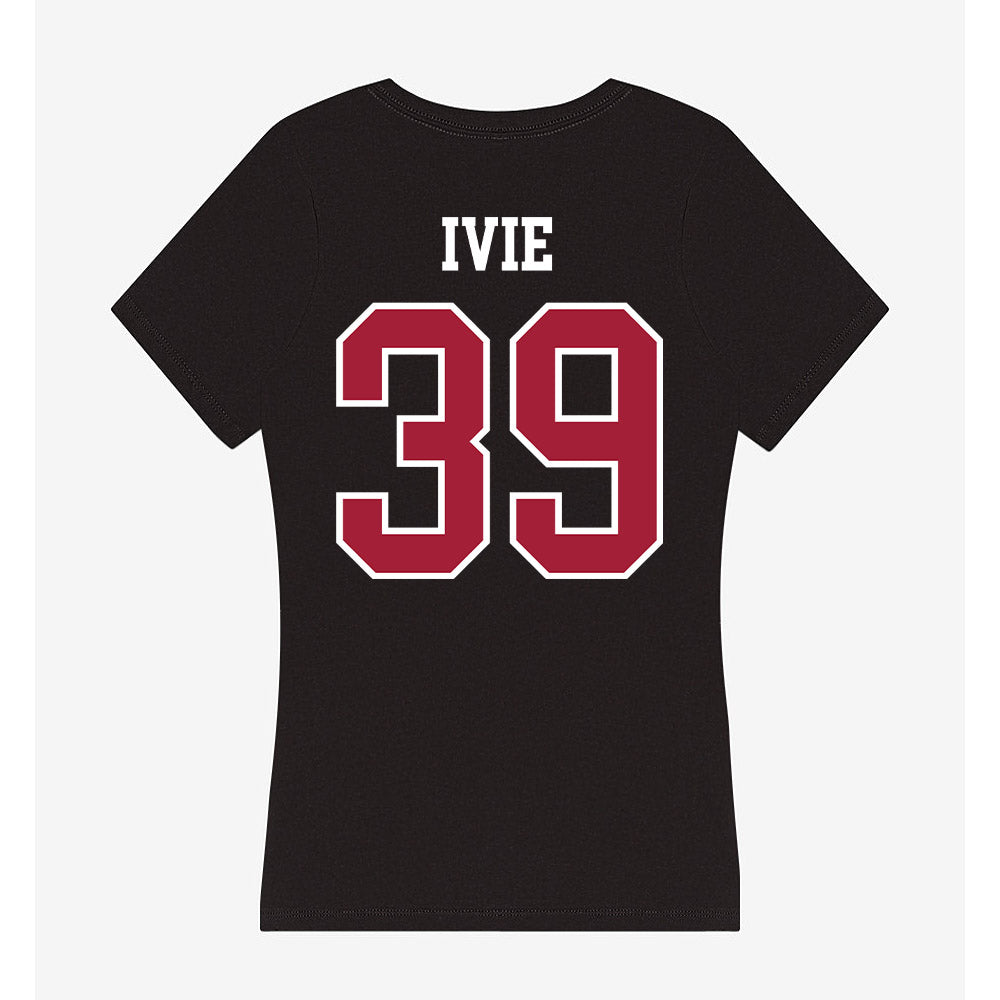 Alabama - NCAA Football : Jake Ivie - Women's V-Neck T-Shirt-1