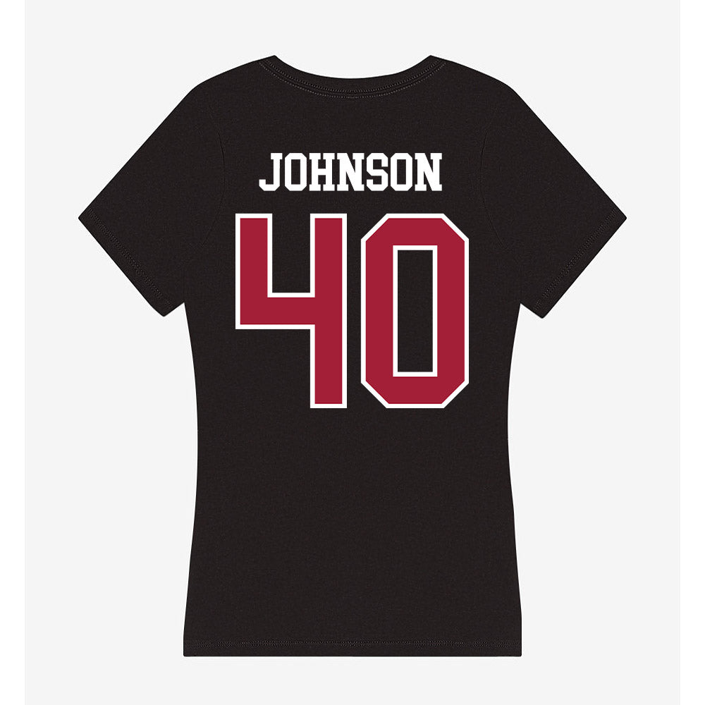 Alabama - NCAA Football : Grant Johnson - Women's V-Neck T-Shirt-1