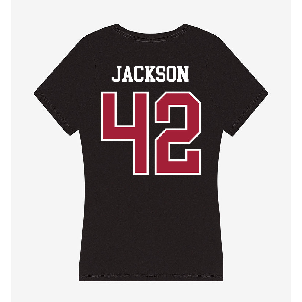 Alabama - NCAA Football : Ben Jackson - Women's V-Neck T-Shirt-1