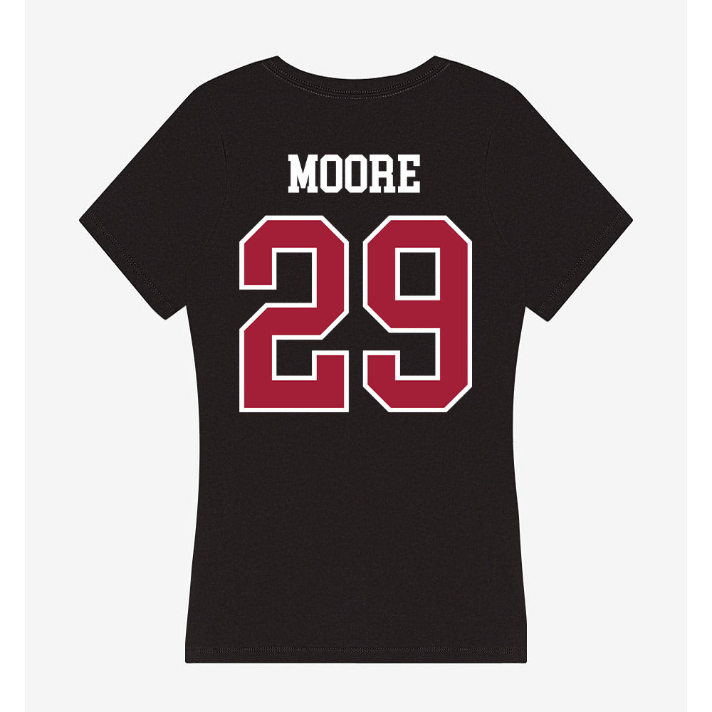 Alabama - NCAA Football : Fredrick Moore - Women's V-Neck T-Shirt-1