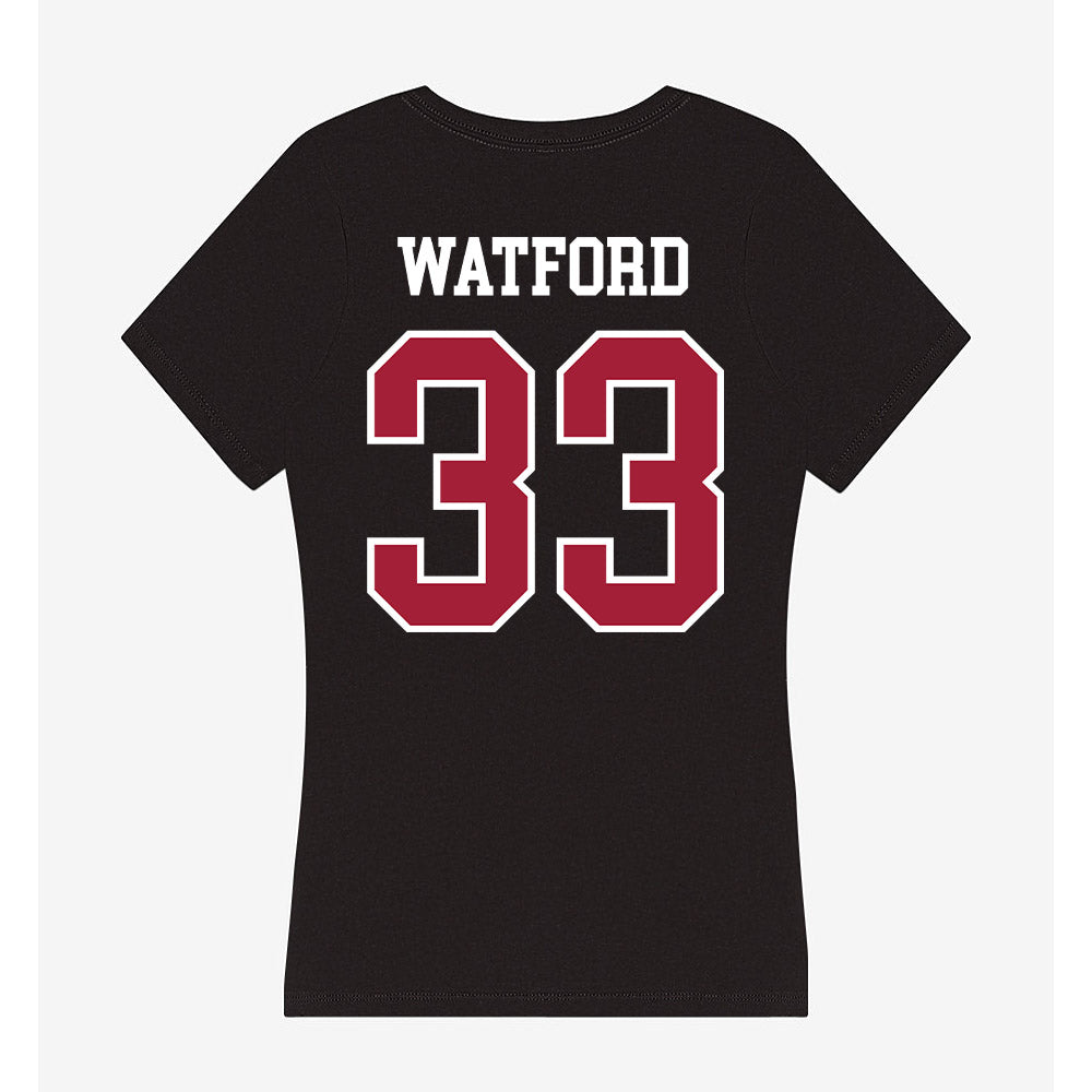 Alabama - NCAA Football : Adam Watford - Women's V-Neck T-Shirt-1