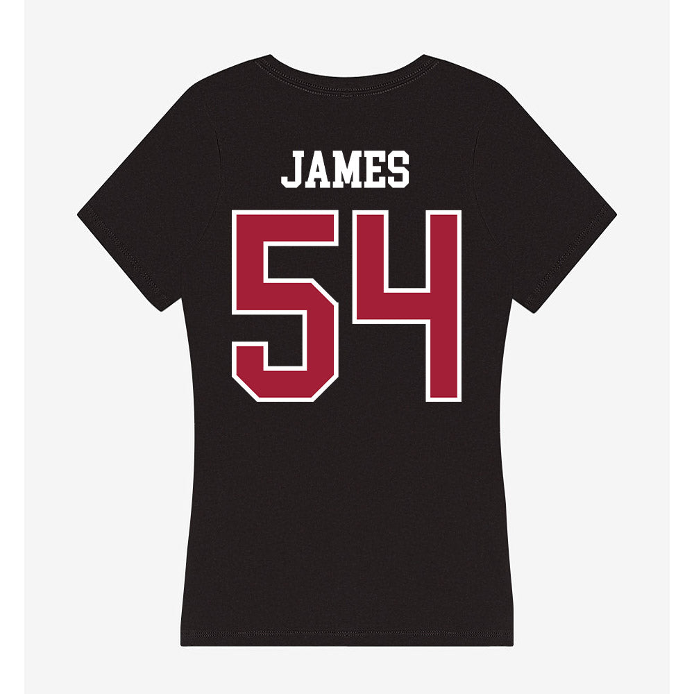 Alabama - NCAA Football : Jayvin James - Women's V-Neck T-Shirt-1