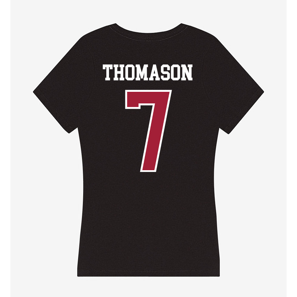 Alabama - NCAA Women's Soccer : Larkin Thomason - Women's V-Neck T-Shirt-1