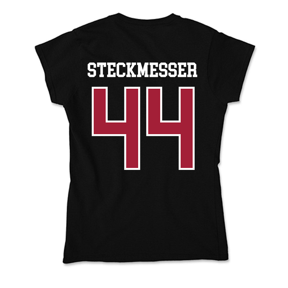 Alabama - NCAA Baseball : Evan Steckmesser - Soft Style Women’s T-Shirt-1