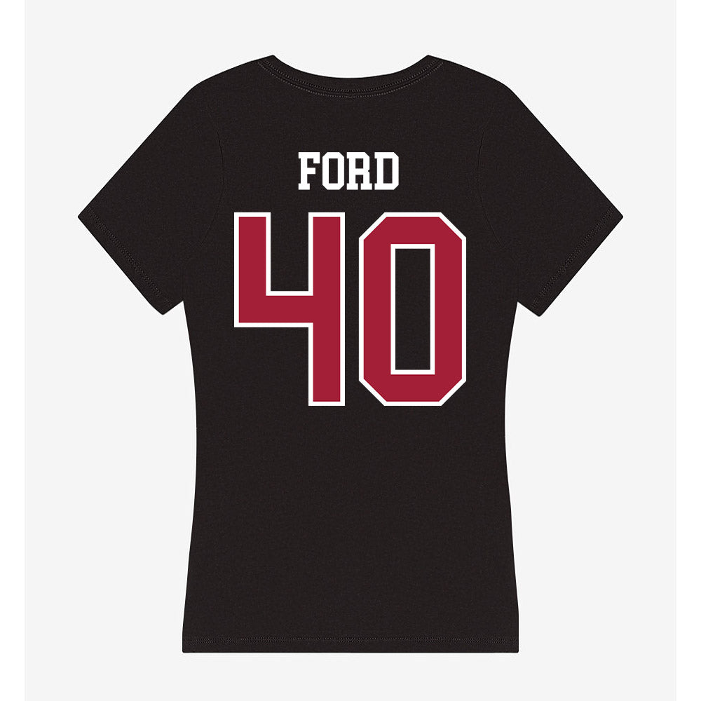 Alabama - NCAA Football : Josh Ford - Women's V-Neck T-Shirt-1