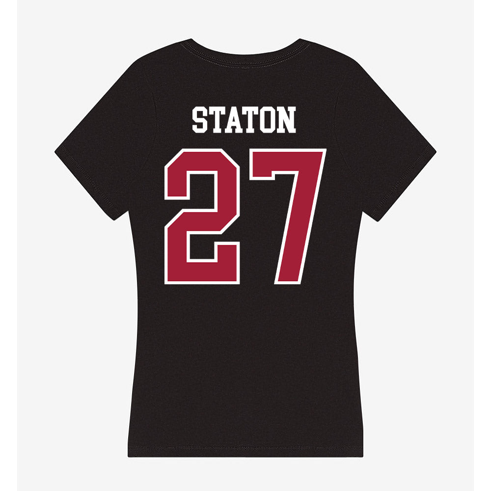 Alabama - Baseball Alumni : Garrett Staton - Women's V-Neck T-Shirt-1