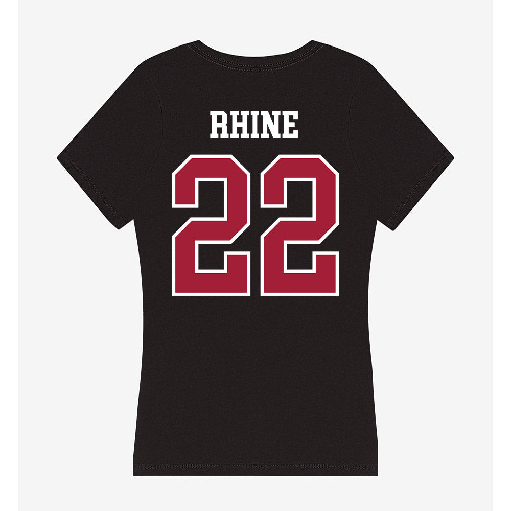Alabama - NCAA Baseball : Will Rhine - Women's V-Neck T-Shirt-1