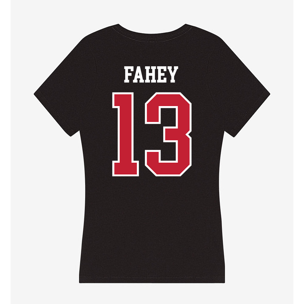 Ohio State - NCAA Football : Luke Fahey - Women's V-Neck T-Shirt-1