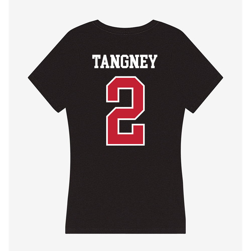 Ohio State - NCAA Women's Lacrosse : Lydia Tangney - Women's V-Neck T-Shirt-1