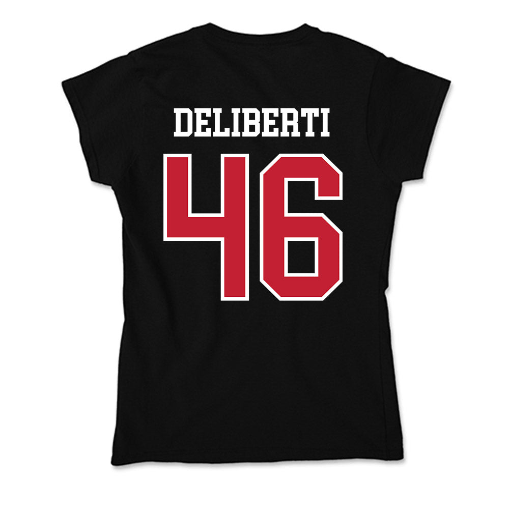 Ohio State - NCAA Men's Lacrosse : Jack Deliberti - Soft Style Women’s T-Shirt-1