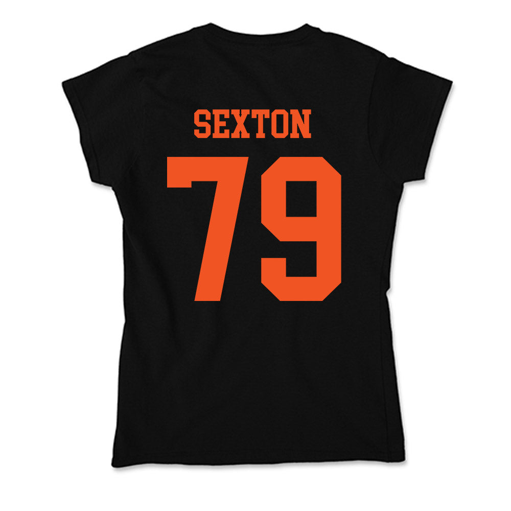 Oklahoma State - NCAA Football : Jacob Sexton - Classic Shersey Soft Style Women’s T-Shirt-1