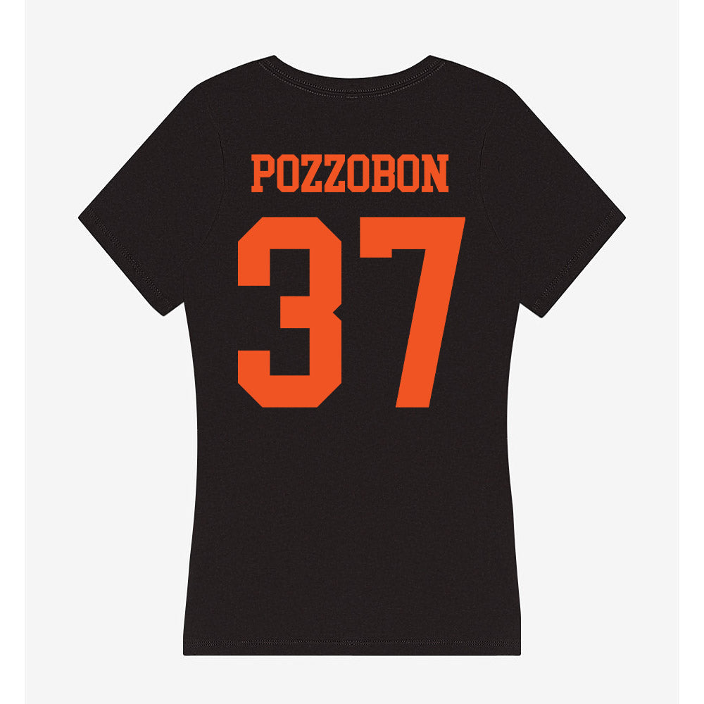 Oklahoma State - NCAA Football : Lachie Pozzobon - Women's V-Neck T-Shirt-1