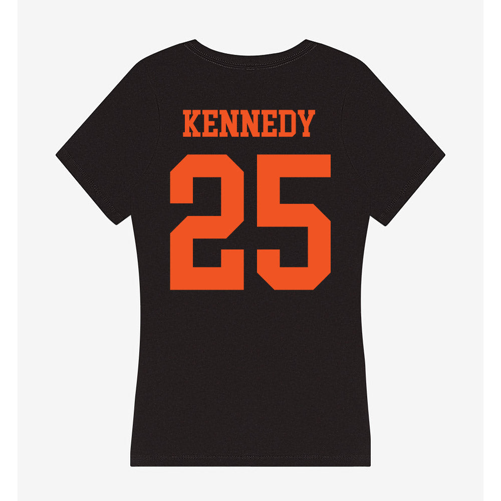 Oklahoma State - NCAA Baseball : Ty Kennedy - Women's V-Neck T-Shirt-1