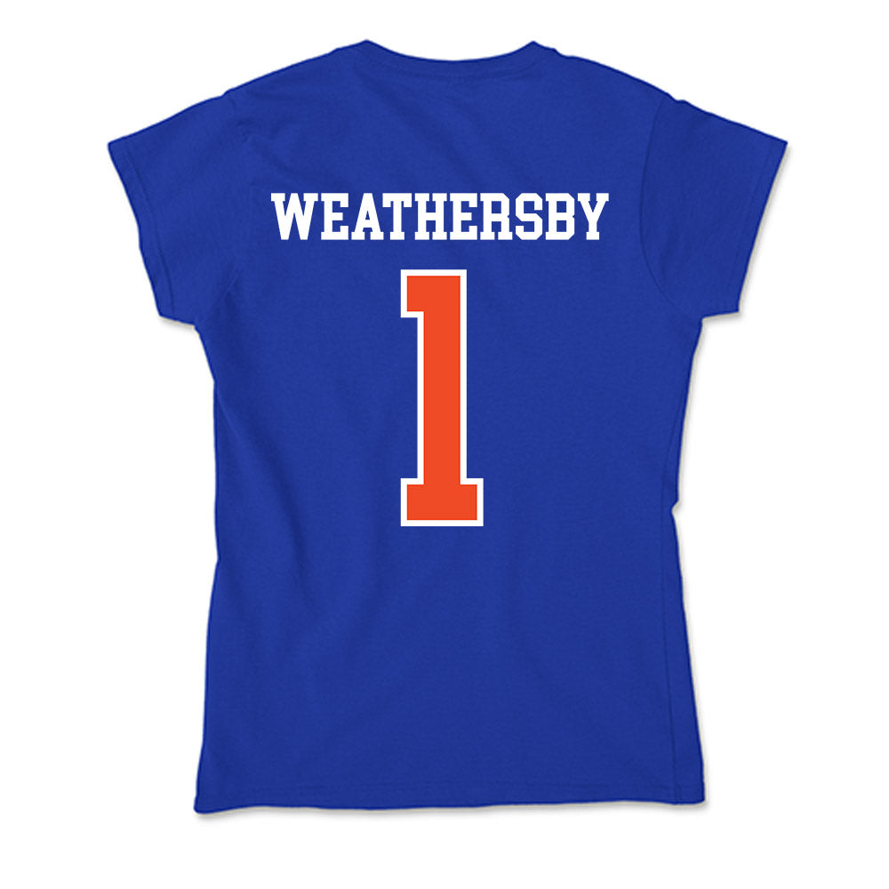 Florida - NCAA Women's Basketball : Jade Weathersby - Soft Style Women’s T-Shirt-1