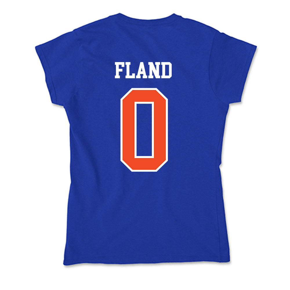 Florida - NCAA Men's Basketball : Johnuel Fland - Soft Style Women’s T-Shirt-1