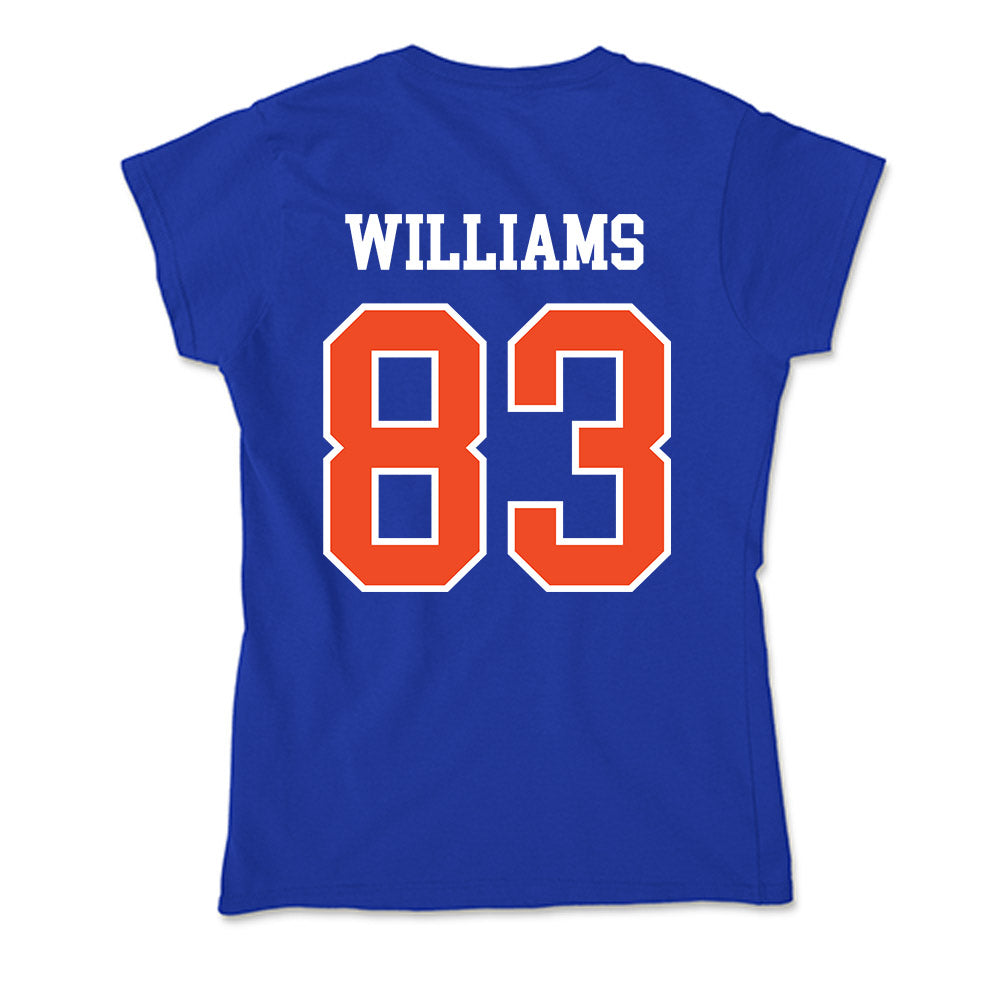 Florida - NCAA Football : Justin Williams - Soft Style Women’s T-Shirt-1