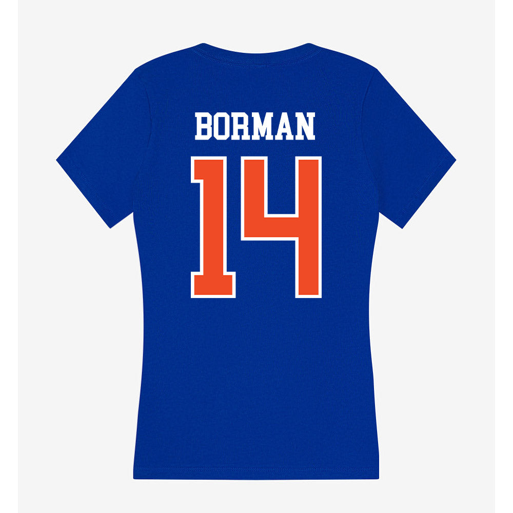 Florida - NCAA Women's Soccer : Tatum Borman - Women's V-Neck T-Shirt-1