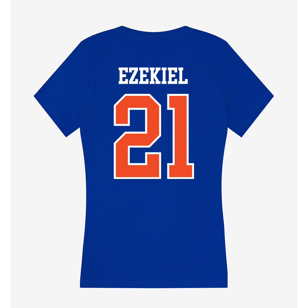 Florida - NCAA Women's Basketball : Ruth "Gift" Ezekiel - Women's V-Neck T-Shirt-1