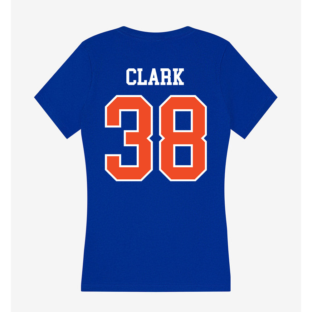 Florida - NCAA Football : Alec Clark - Classic Shersey Women's V-Neck T-Shirt-1