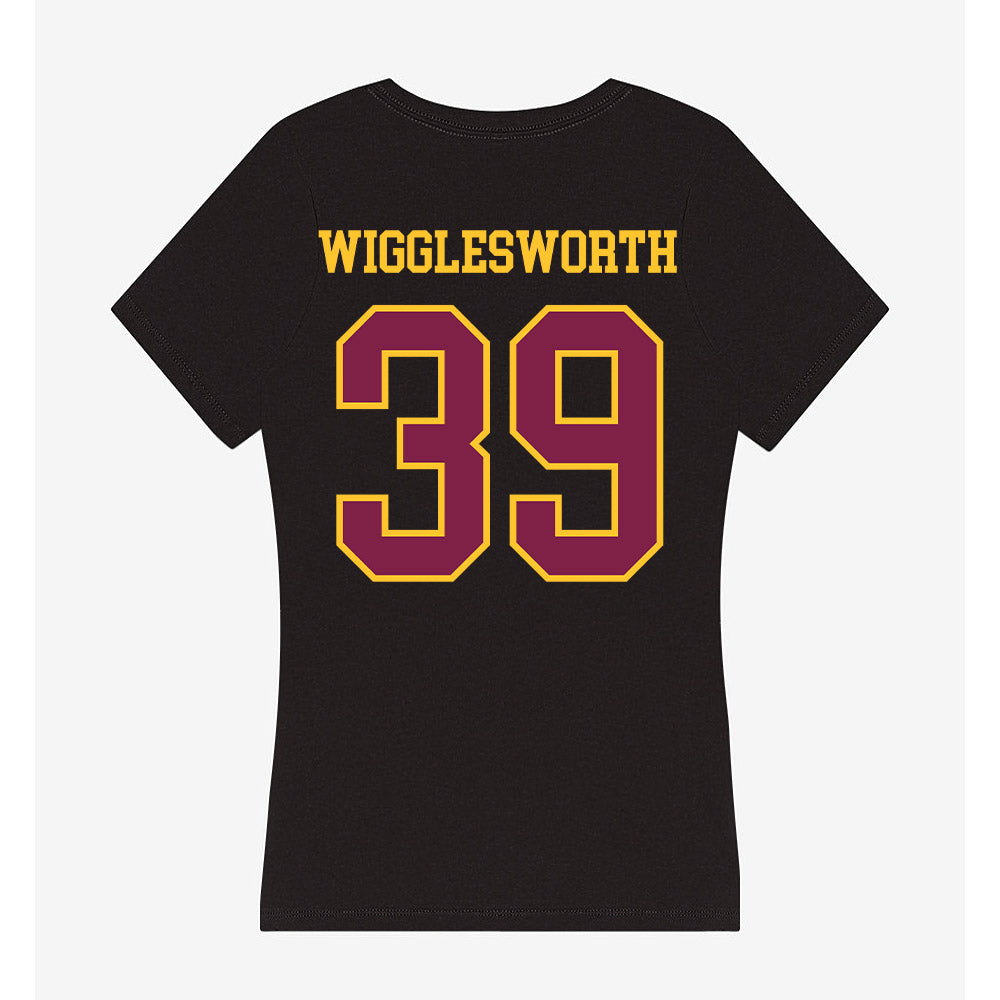 Arizona State - NCAA Football : Tyler Wigglesworth - Women's V-Neck T-Shirt-1