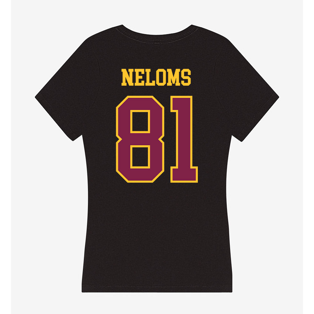 Arizona State - NCAA Football : Uriah Neloms - Women's V-Neck T-Shirt-1