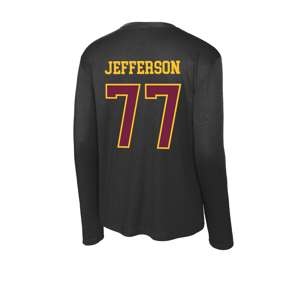 Arizona State - NCAA Football : Matai Jefferson - Classic Shersey Activewear Long Sleeve T-Shirt-1