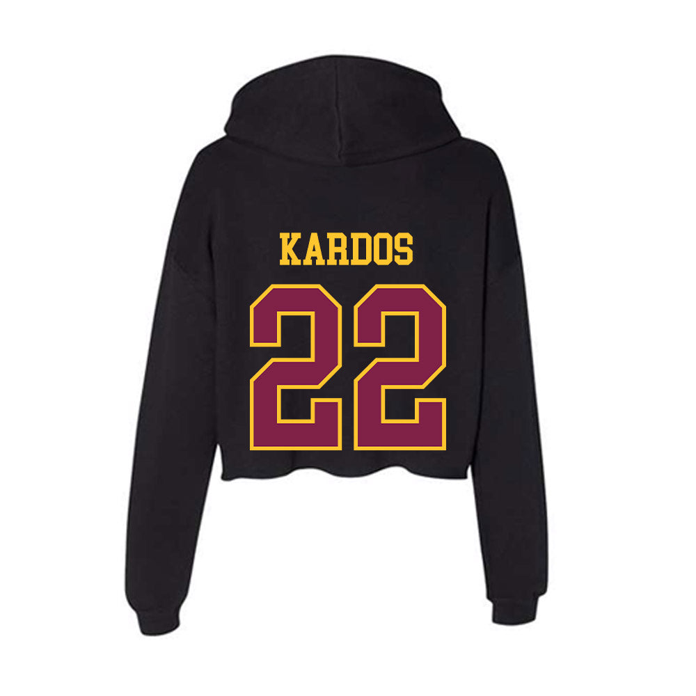 Arizona State - NCAA Women's Water Polo : Dominika Kardos - Women's Crop Fleece Hoodie-1