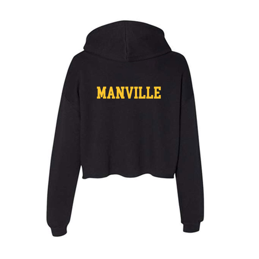 Arizona State - NCAA Wrestling : Pierson Manville - Classic Shersey Women's Crop Fleece Hooded Sweatshirt-1