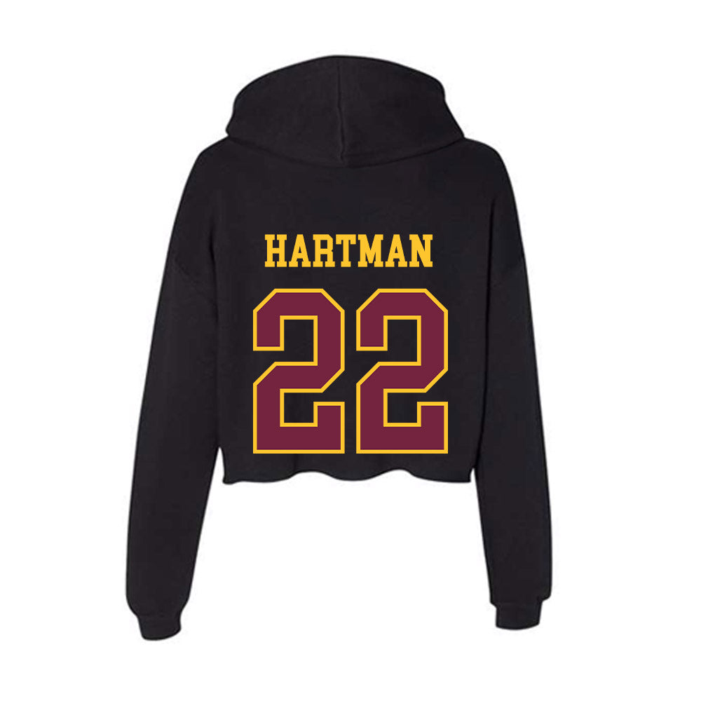 Arizona State - NCAA Women's Soccer : Oona Hartman - Classic Shersey Women's Crop Fleece Hooded Sweatshirt-1