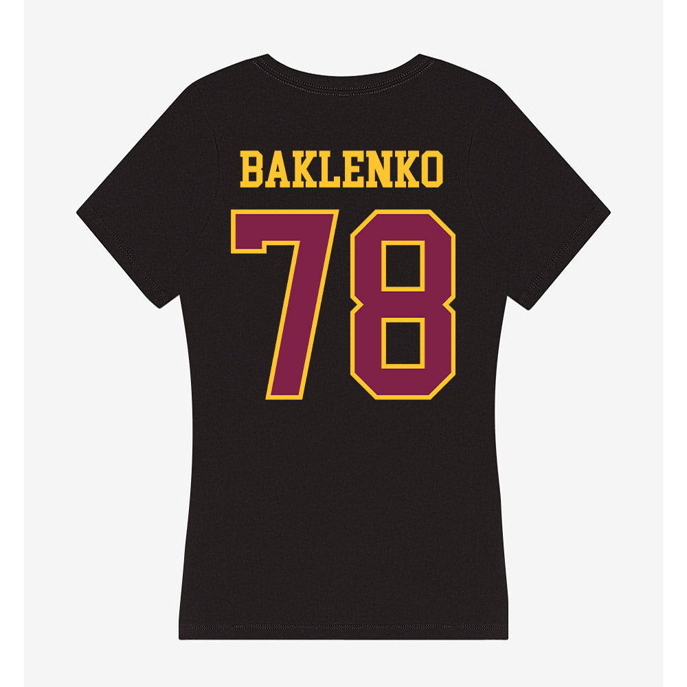 Arizona State - NCAA Football : Luke Baklenko - Classic Shersey Women's V-Neck T-Shirt-1