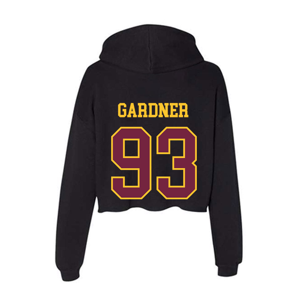 Arizona State - NCAA Football : My'Keil Gardner - Classic Shersey Women's Crop Fleece Hooded Sweatshirt-1