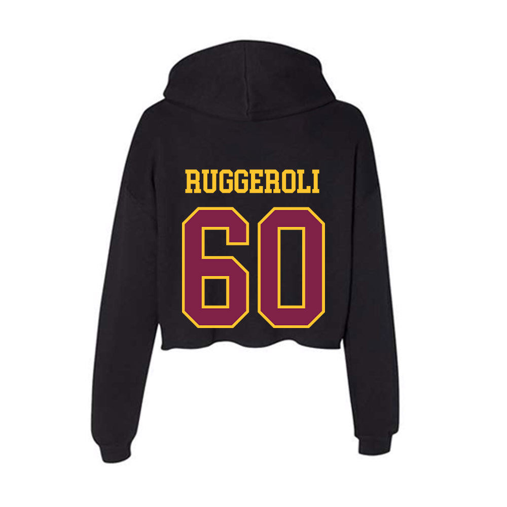 Arizona State - NCAA Football : Xander Ruggeroli - Women's Crop Fleece Hoodie-1