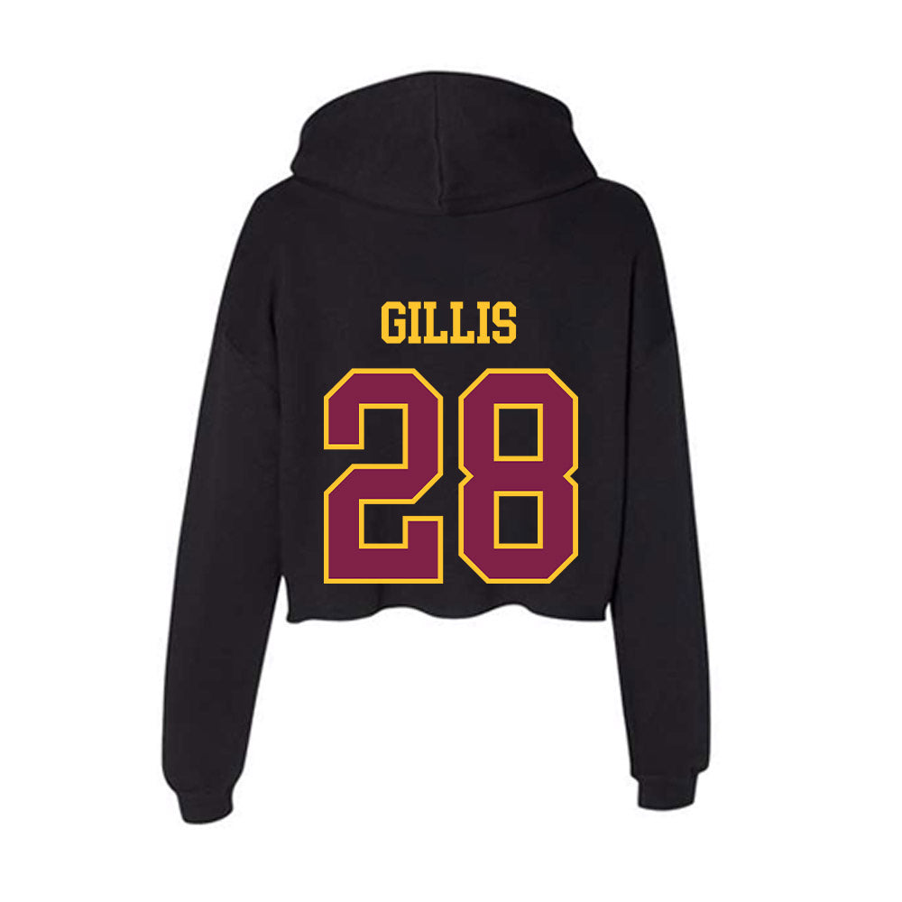 Arizona State - NCAA Football : Marquis Gillis - Classic Shersey Women's Crop Fleece Hooded Sweatshirt-1