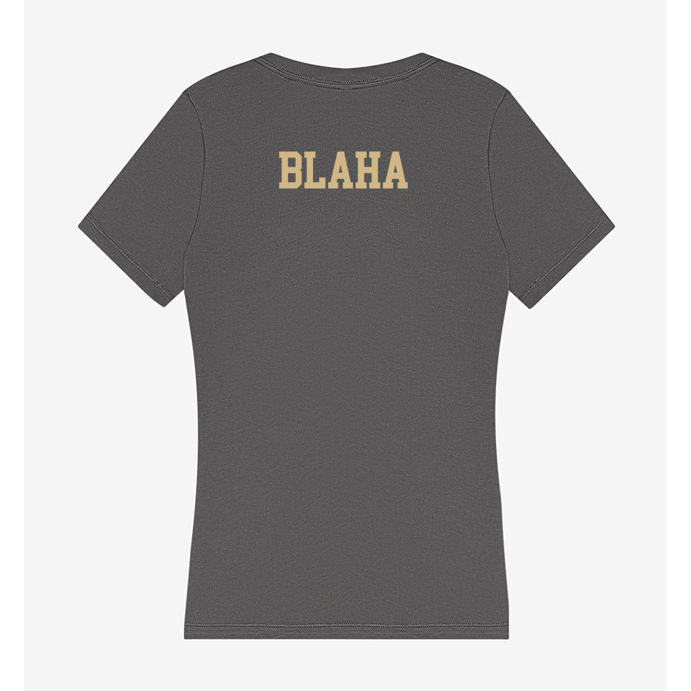 Wake Forest - NCAA Women's Cross Country : Harriet Blaha - Women's V-Neck T-Shirt-1