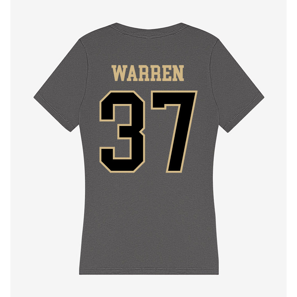 Wake Forest - NCAA Football : Larry Warren - Women's V-Neck T-Shirt-1