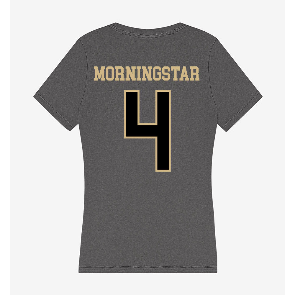 Wake Forest - NCAA Baseball : Blake Morningstar - Women's V-Neck T-Shirt-1