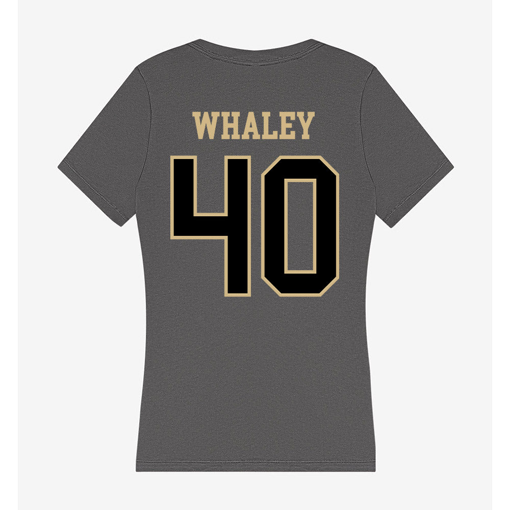 Wake Forest - NCAA Football : Whittman Whaley - Women's V-Neck T-Shirt-1