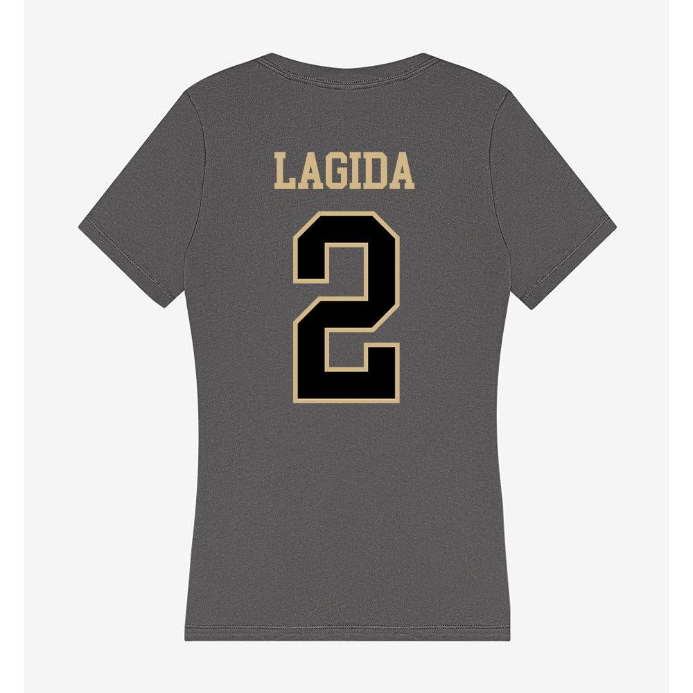 Wake Forest - NCAA Women's Volleyball : Patrycja Lagida - Women's V-Neck T-Shirt-1