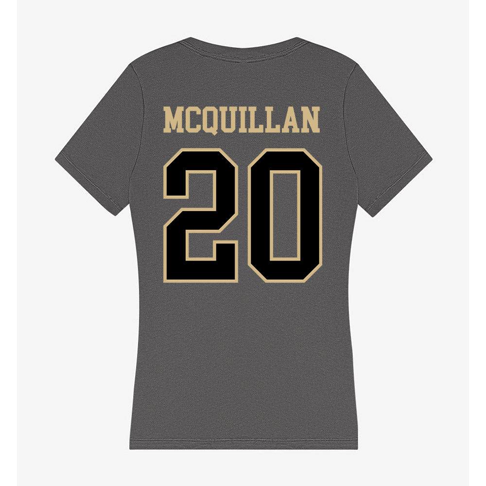Wake Forest - NCAA Baseball : TJ McQuillan - Women's V-Neck T-Shirt-1
