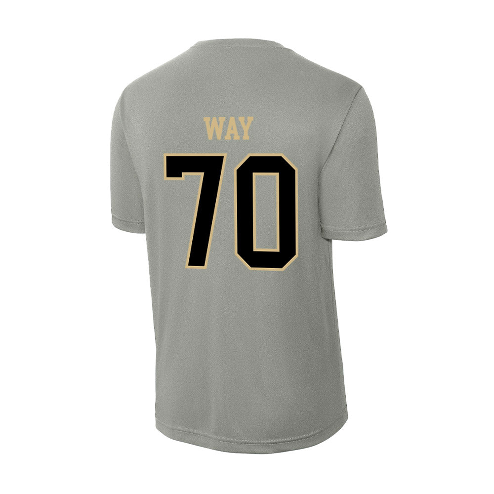 Wake Forest - NCAA Football : Will Way - Activewear T-Shirt-1