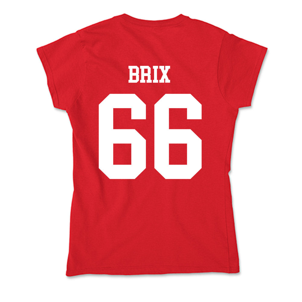 Nebraska - NCAA Football : Grant Brix - Soft Style Women’s T-Shirt-1