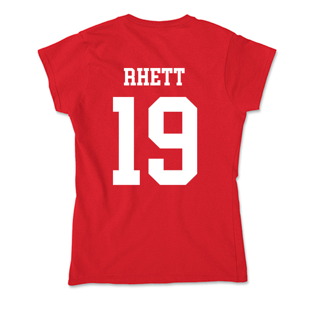 Nebraska - NCAA Football : Justyn Rhett - Soft Style Women’s T-Shirt-1