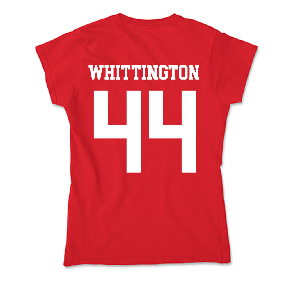 Nebraska - NCAA Football : Jahsear Whittington - Soft Style Women’s T-Shirt-1