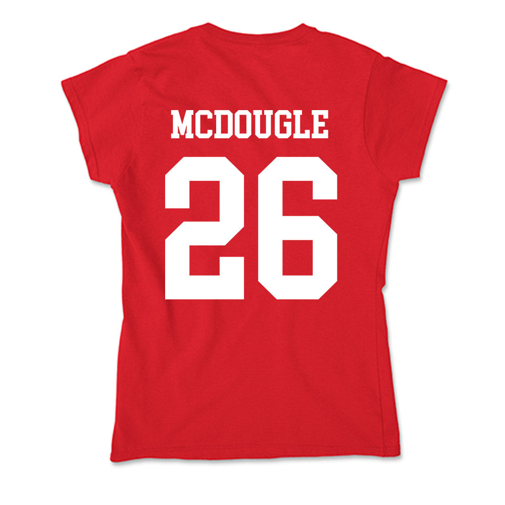 Nebraska - NCAA Football : Dwayne Mcdougle - Soft Style Women’s T-Shirt-1
